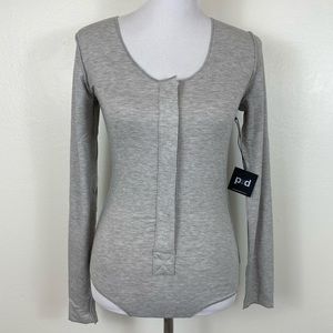 NWT Pacific and Driftwood Revolve Henley Bodysuit